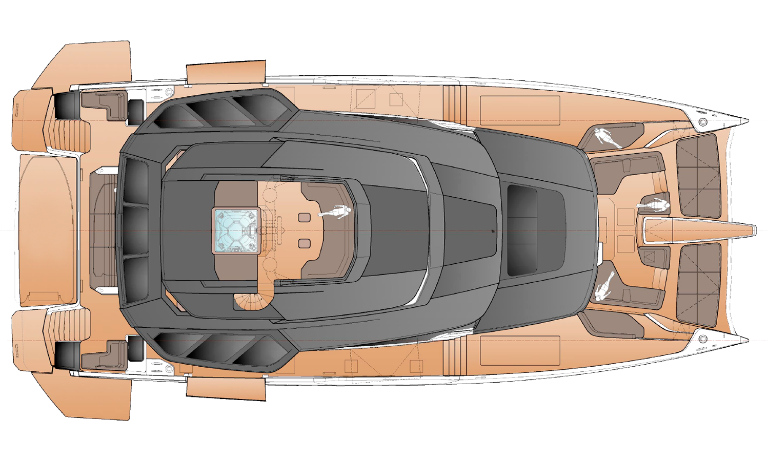 Fountaine Pajot Motor Yacht FPY120 For Sale In India Layout 4