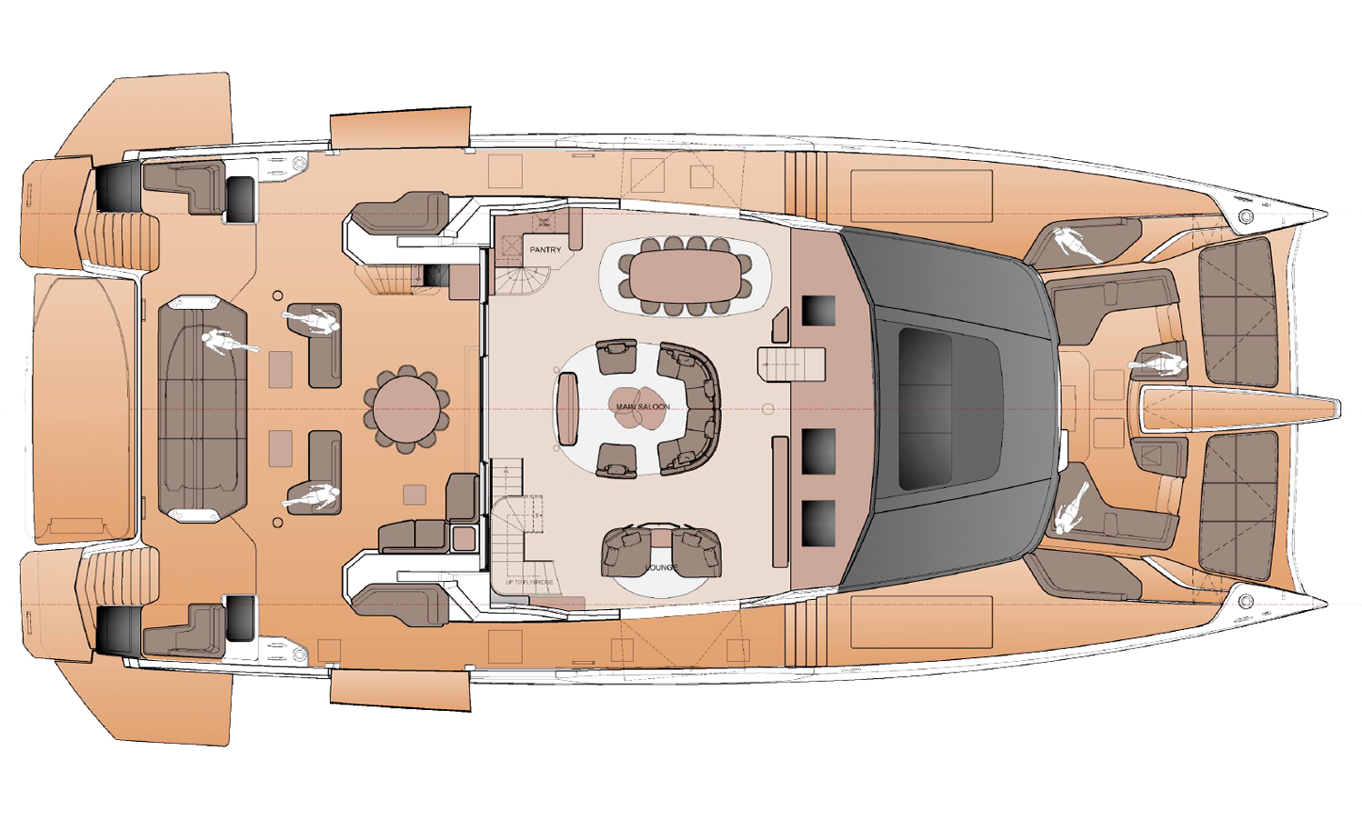 Fountaine Pajot Yacht FPY120S For Sale In India Layout 3