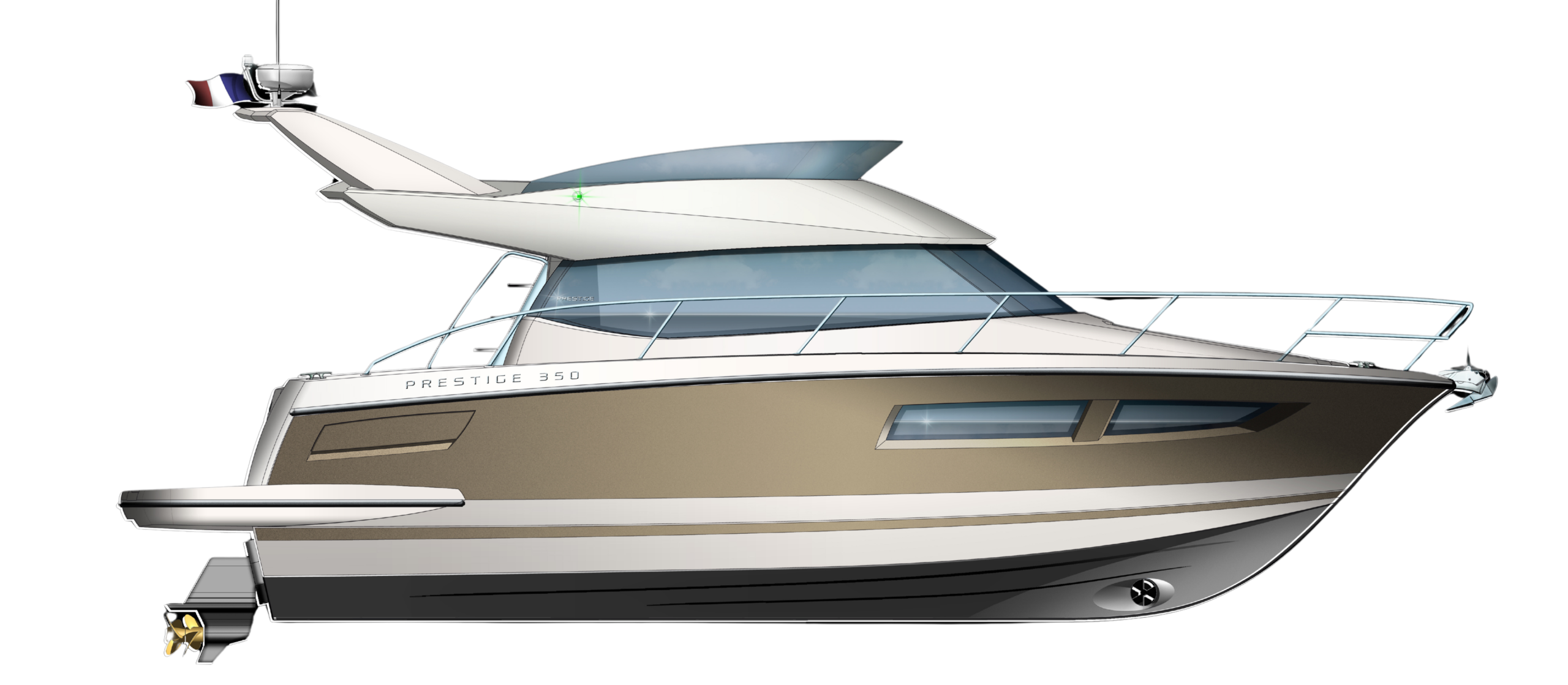 Prestige 350 Yacht For Sale In India Layout 2