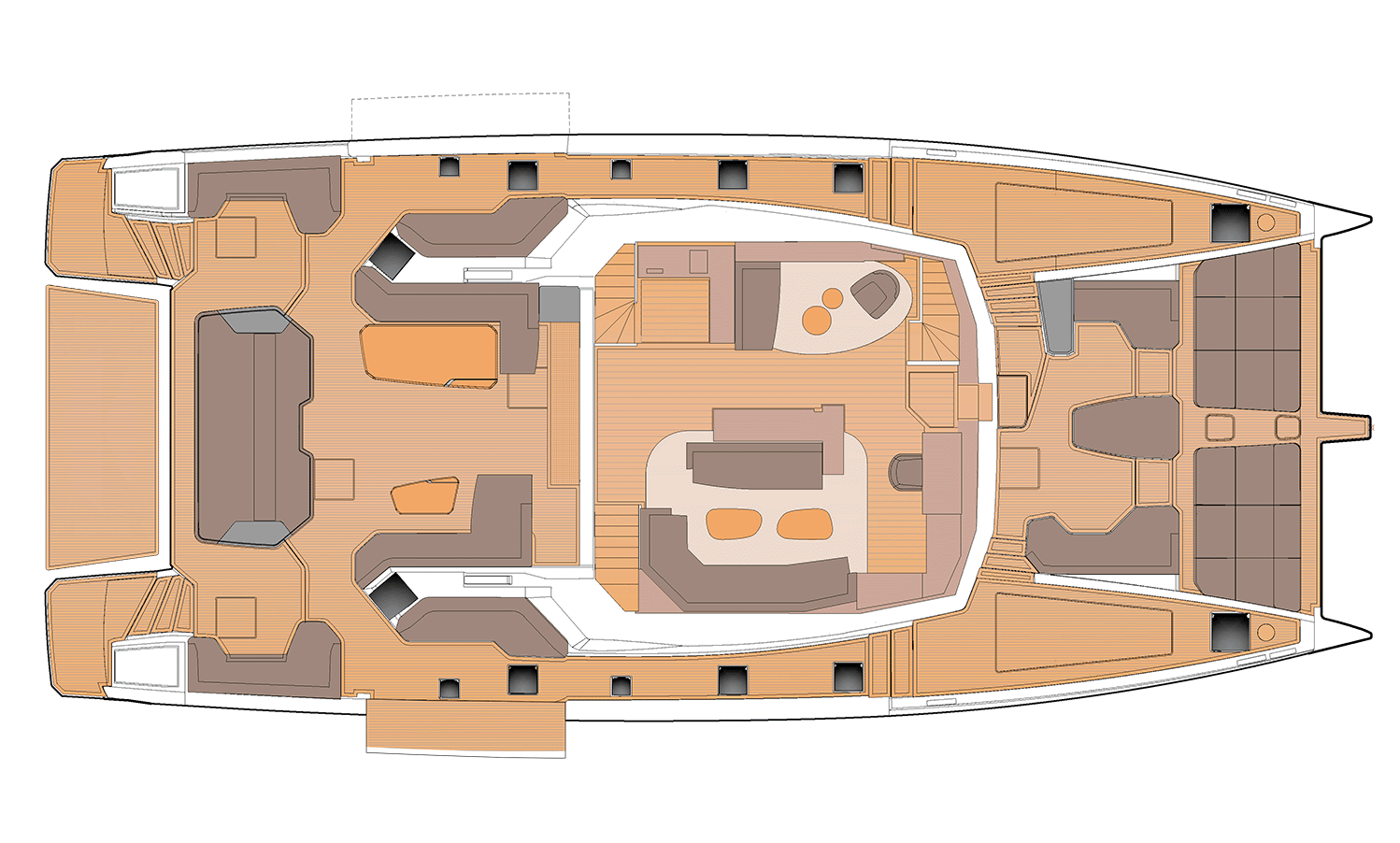 Fountaine Pajot FPY80S Yacht For Sale In India Layout2