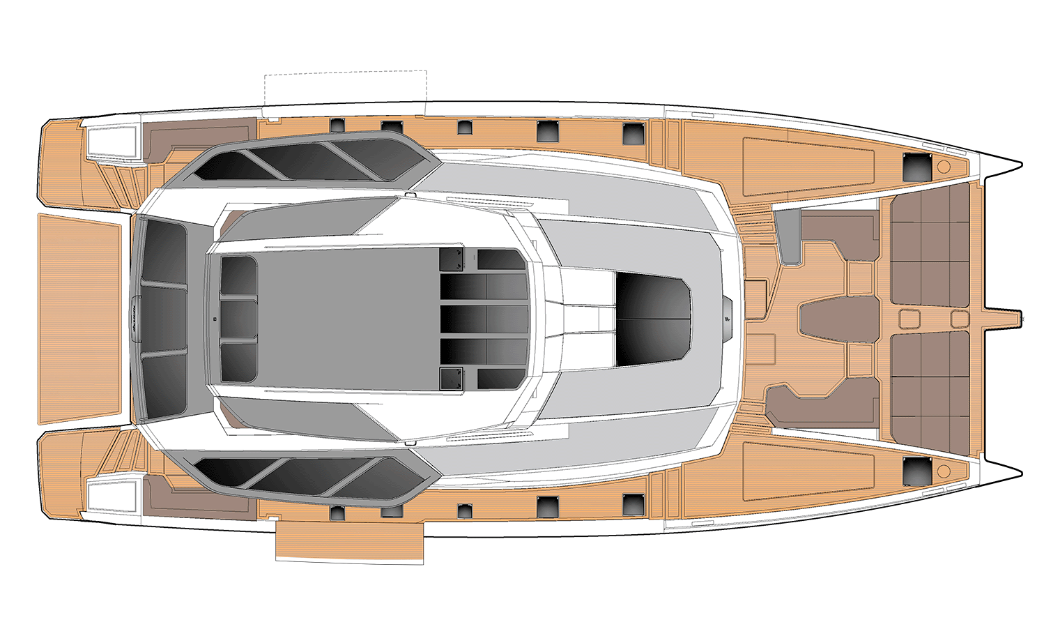 Fountaine Pajot FPY80S Yacht For Sale In India Layout4