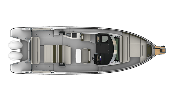 Jeanneau EX34 Hard Top Boat For Sale In India Layout (4)