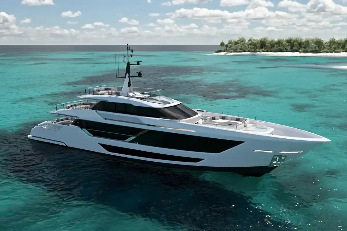 Custom Line Saetta 128 Project Yacht For Sale In India