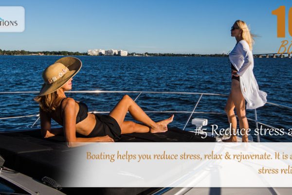 boating helps reduce stress